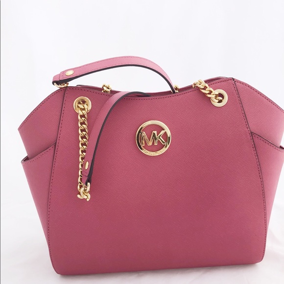 Gaby’sBags👜💕- NWT Michael Kors Large Tote Tulip - Picture 5 of 8